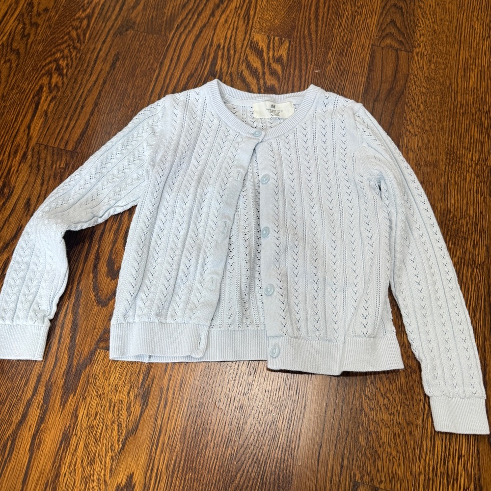 H&M Pointelle toddler cardigan sweater